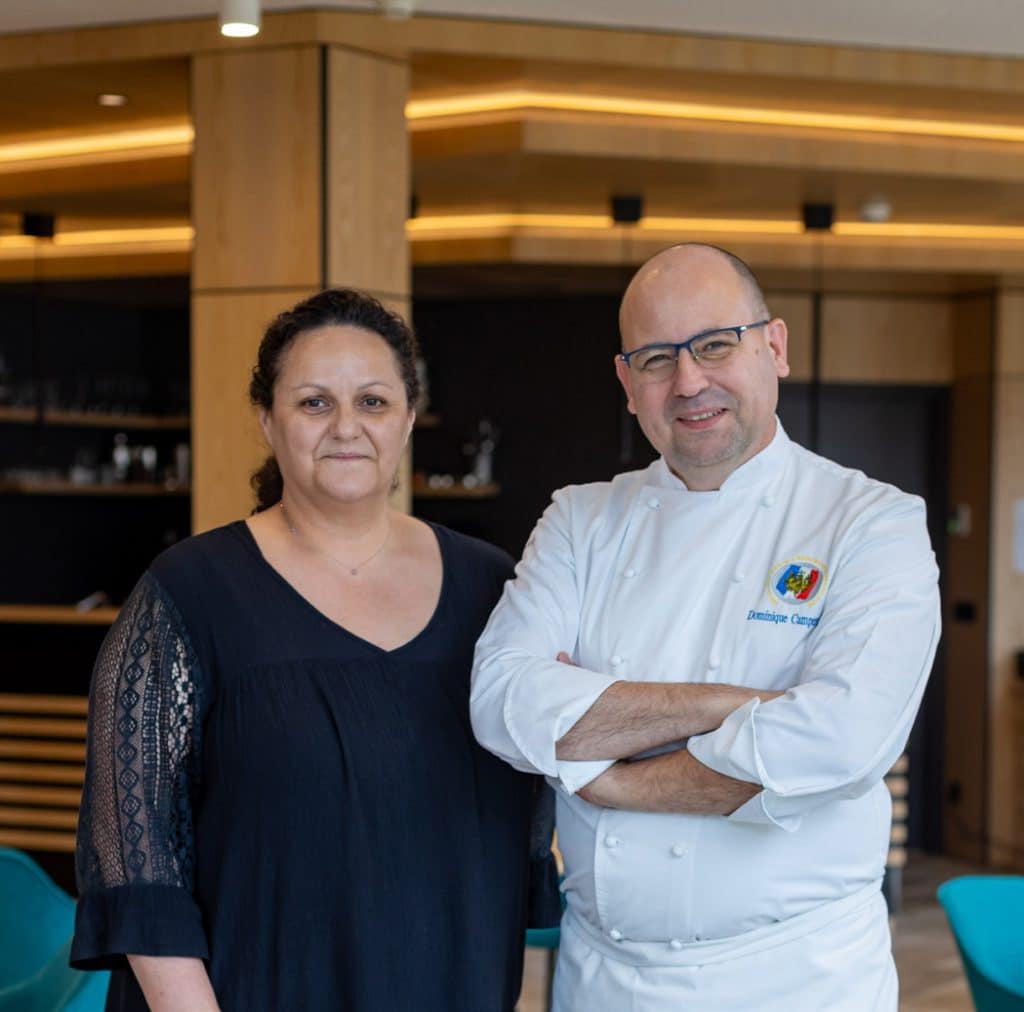 Véronique Andrieux & Dominique Campergue, restaurant pédagogique Saveurs et Savoirs à Cahors - Bonnes Tables du Lot