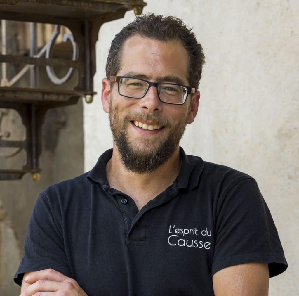 Romain Bouëtard, chef du restaurant L'Esprit du Causse à Concots - Bonnes Tables du Lot