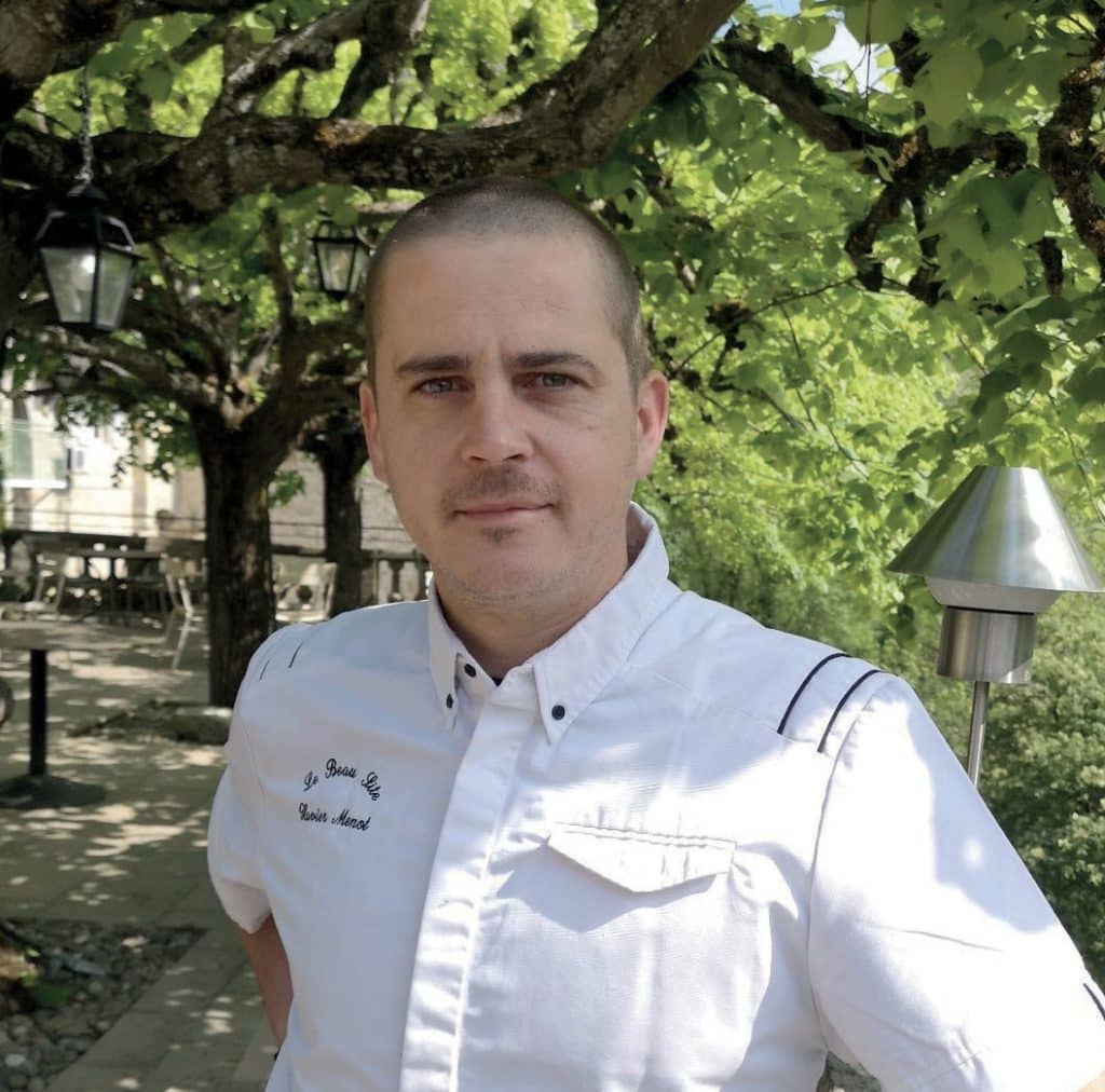 Xavier Menot, chef du Restaurant Le Beau Site à Rocamadour - Bonnes Tables du Lot