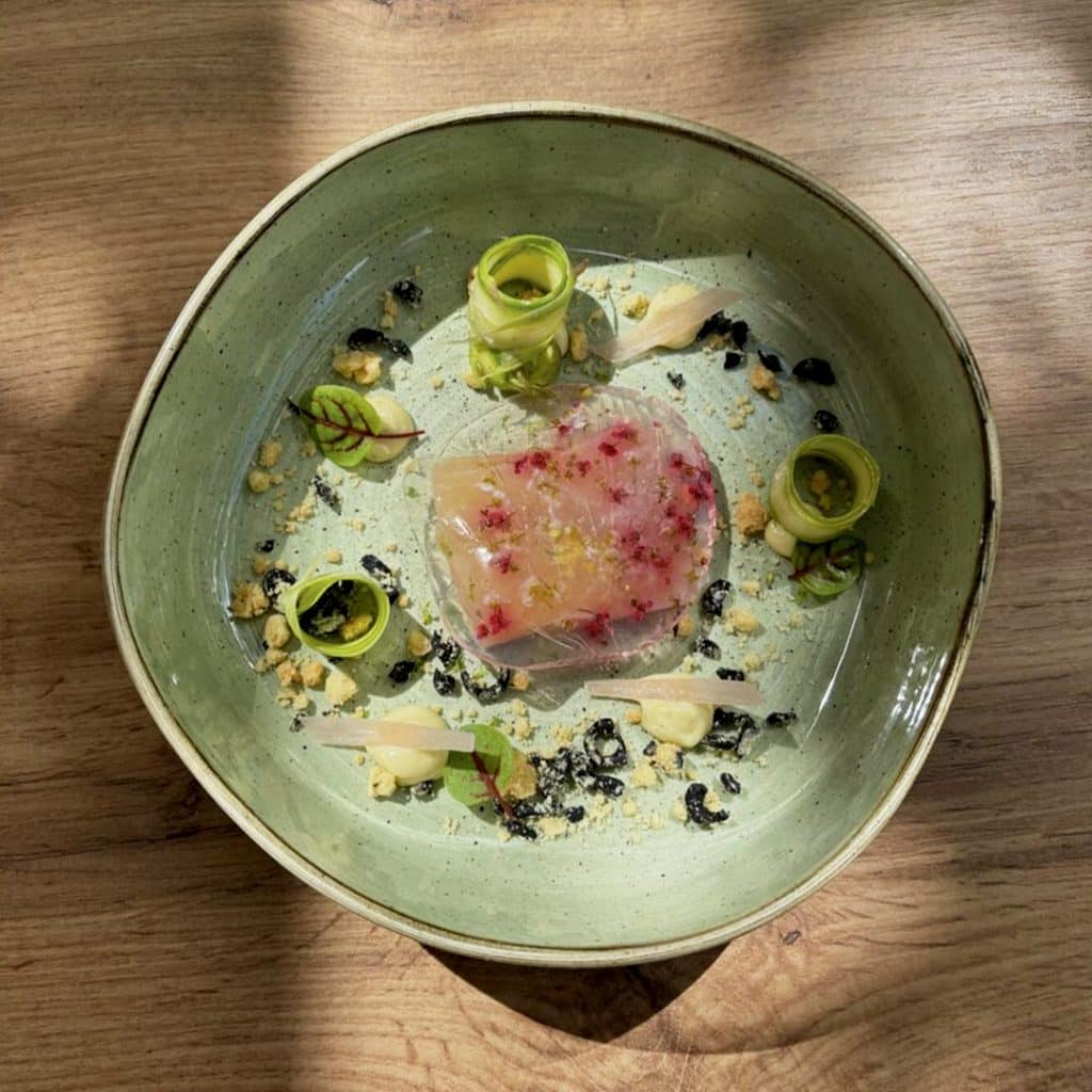 Assiette du restaurant La Récréation aux Arques - Bonnes Tables du Lot